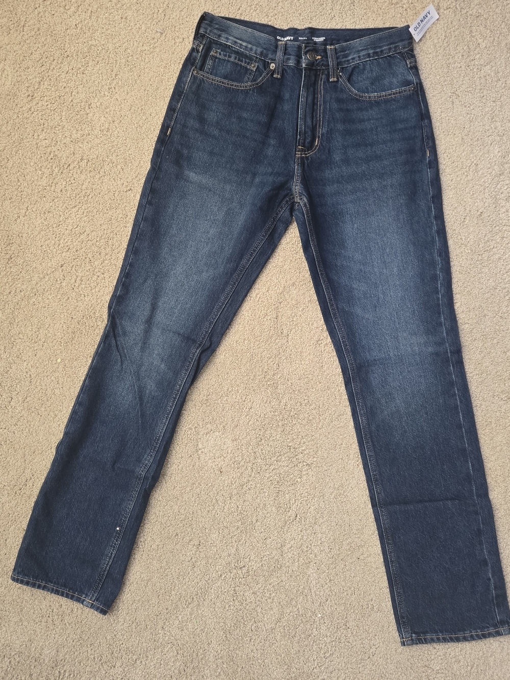 Old Navy Men's Indigo Straight-Leg Jeans 30x34